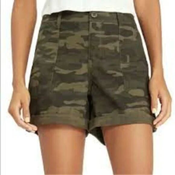Social Standard By Sanctuary Ladies Hero Utility Short Mother Nature Camo XXL - Picture 1 of 5